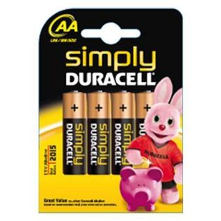 Duracell MN1500 simply AA (4 stuks)