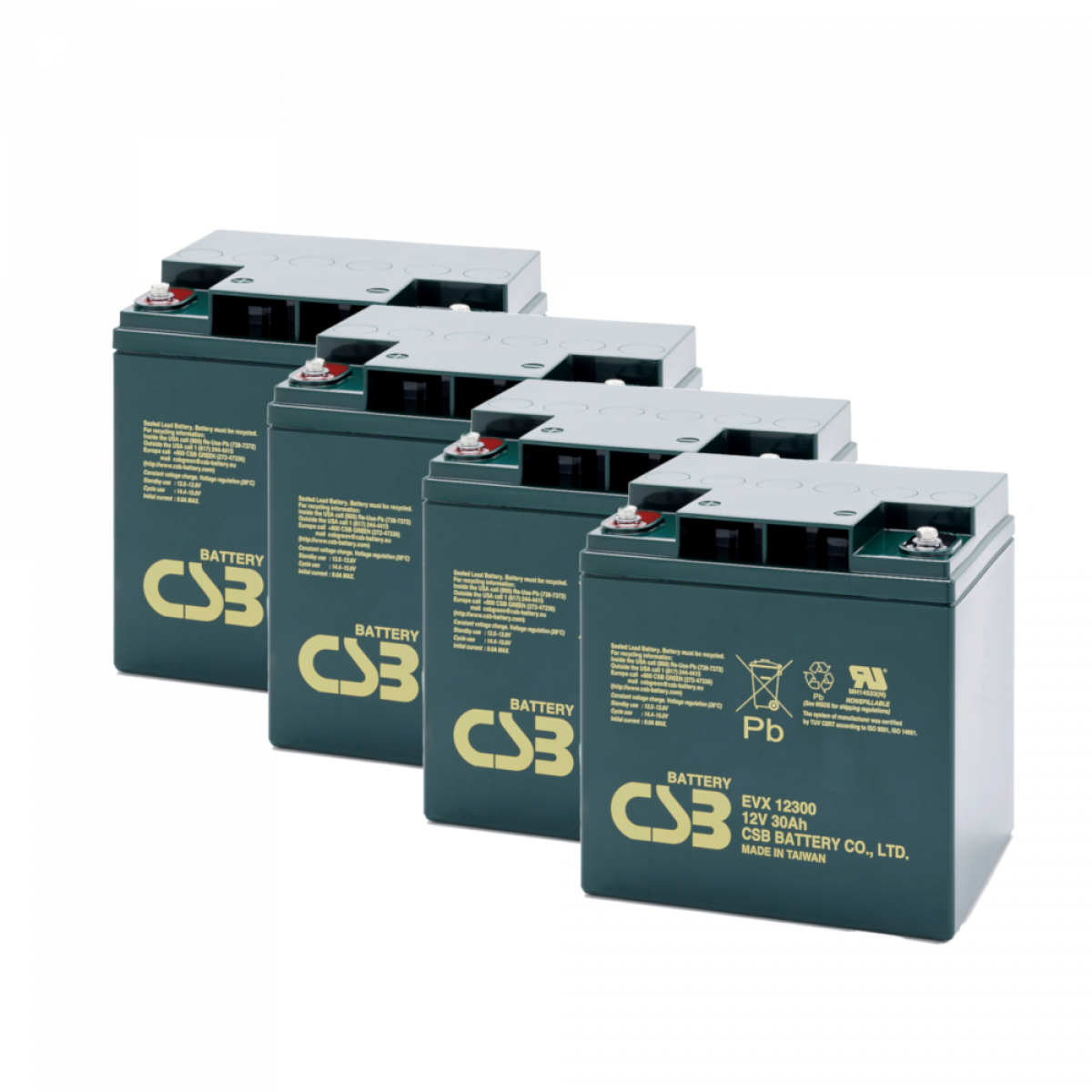 CSB EVX12300 12V 30Ah Deep Cycle AGM Battery