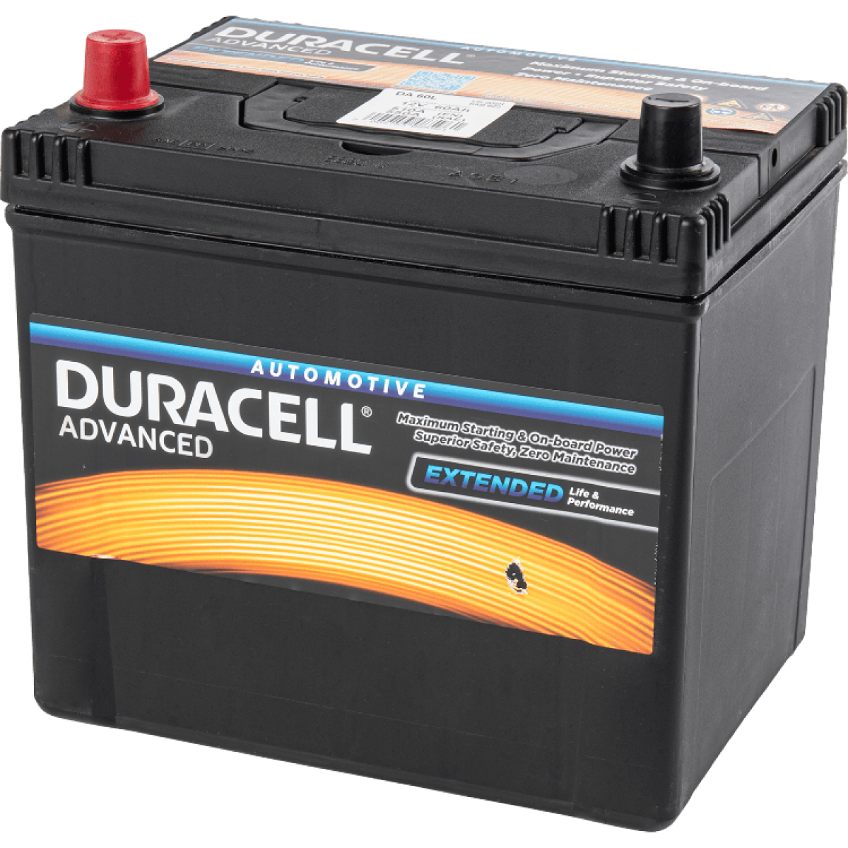 boezem erger maken Verhandeling Auto accu Duracell Advanced DA 60L (12V 60Ah)