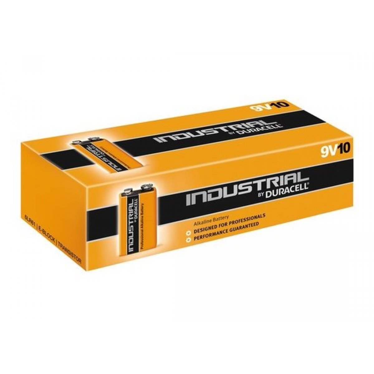 Meditatief Vesting Gooey Duracell Industrial 9V Blok batterij 1,5V Alkaline 10 stuks