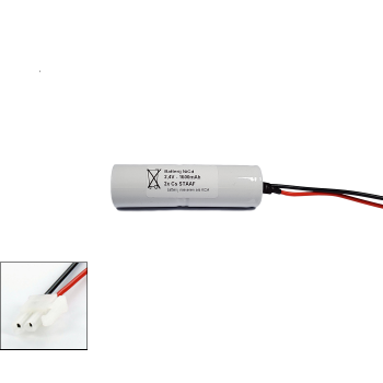 Arts Energy (Saft) NiCd 2,4V 1600mAh 2xCs VNT staaf met S22 aansluiting