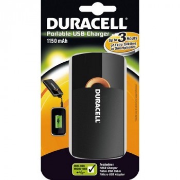 Duracell Portable USB Charger 1150mAH 3H