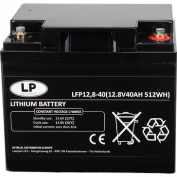 LiFePO4 accu LFP V12-40 12,8V 40Ah