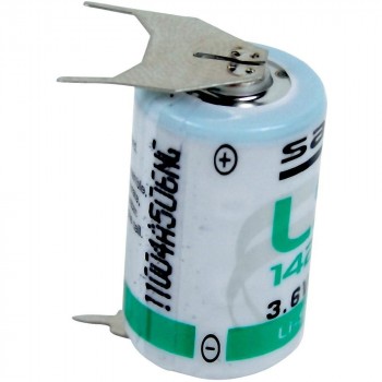 Saft Lithium batterij LS142503PF 1/2 AA (3,6V 1200mAh) 
