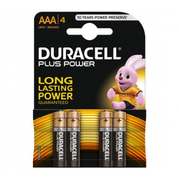 Duracell MN2400 Plus AAA (4 stuks)