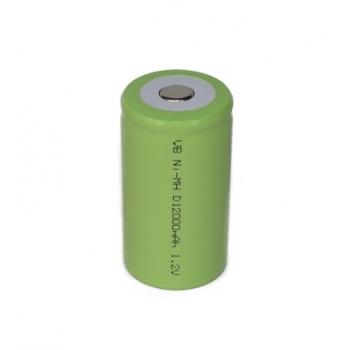 NiMH D accu 1,2V - 12000mAh ( met soldeerlippen )