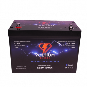 Voltium Energy® LiFePO4 accu 12,8V 100Ah met APP