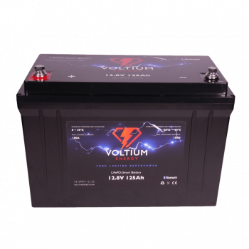 Voltium Energy® LiFePO4 Lithium accu 12,8V 125Ah met APP