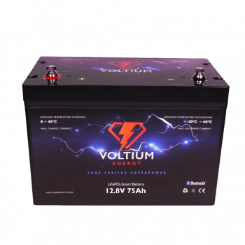 Voltium Energy® LiFePO4 accu 12,8V 75Ah met APP