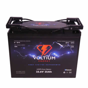 Voltium Energy® LiFePO4 Lithium accu 25,6V 25Ah met APP