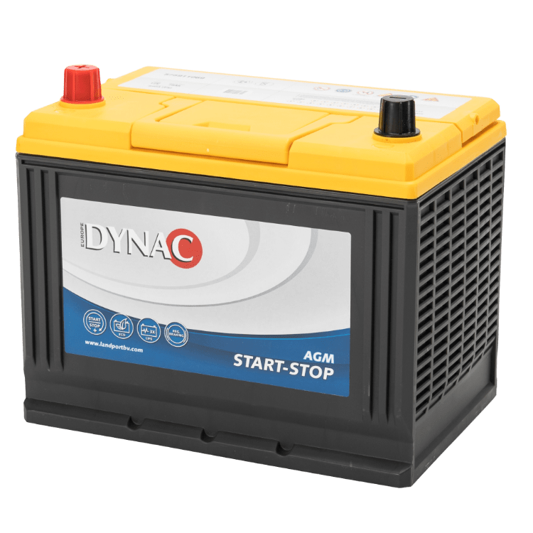 Dynac AGM Start-Stop Auto Accu 12 V 75Ah    