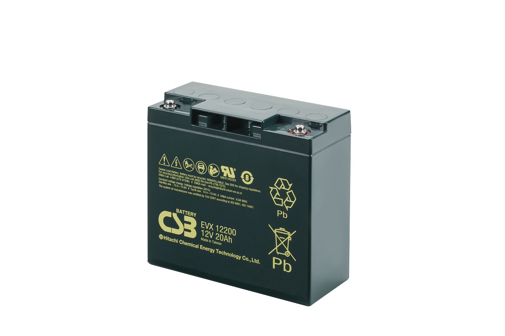 Deep cycle AGM loodaccu 12V 20Ah EVX12200 van CSB Battery