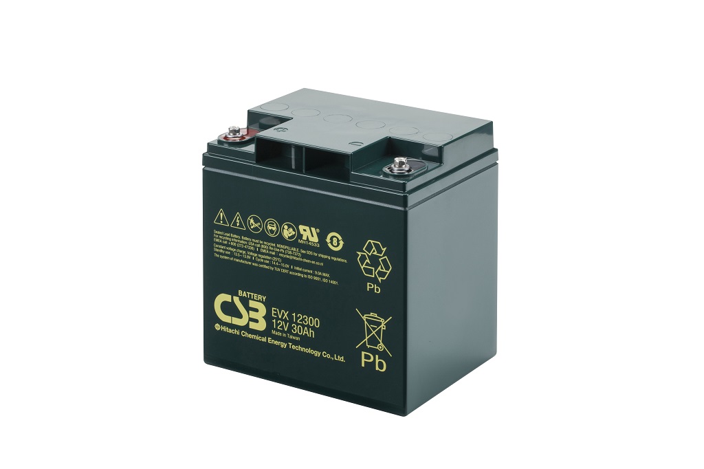 Deep cycle AGM loodaccu 12V 30Ah EVX12300 van CSB Battery