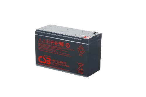 12V 9Ah loodaccu HR1234W van CSB Battery