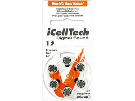 I Cell Tech Digital Sound  13 hoortoestel batterijen