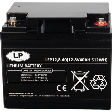 LiFePO4 accu LFP V12-40 12,8V 40Ah