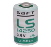 Saft Lithium batterij LS14250 1/2 AA (3,6V 1200mAh) 