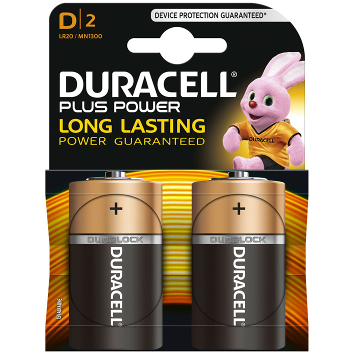 Duracell MN1300 Plus D (2 stuks)