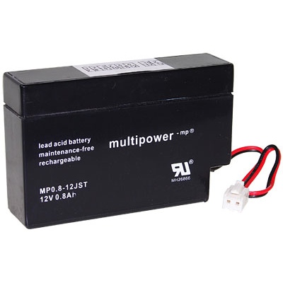 Multipower MP0.8-12JST Loodaccu (12V 800mAh)