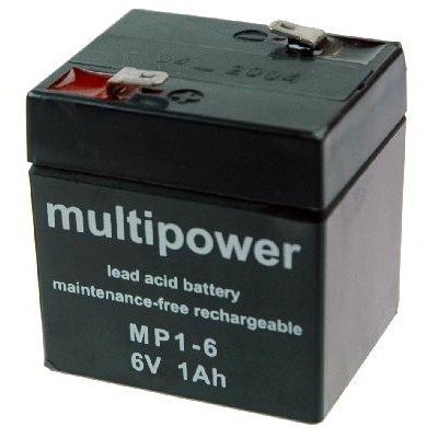 Multipower MP1-6 Loodaccu (6V 1000mAh)