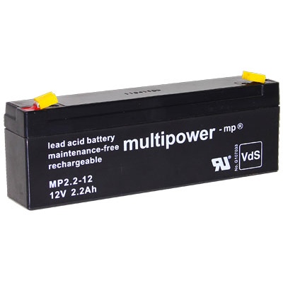 Multipower MP2.2-12 Loodaccu (12V 2200mAh)
