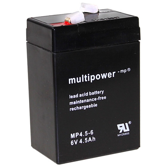 Multipower MP4.5-6 Loodaccu (6V 4500mAh)