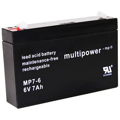 Multipower MP7-6 Loodaccu (6V 7000mAh)