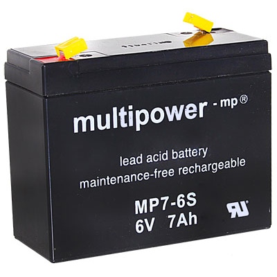 Multipower MP7-6S Loodaccu (6V 7000mAh)