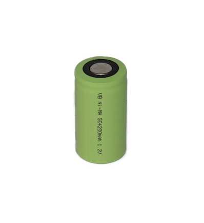  NiMH Cs batterij 1.2V 4200mAh Panasonic ( met soldeerlippen )