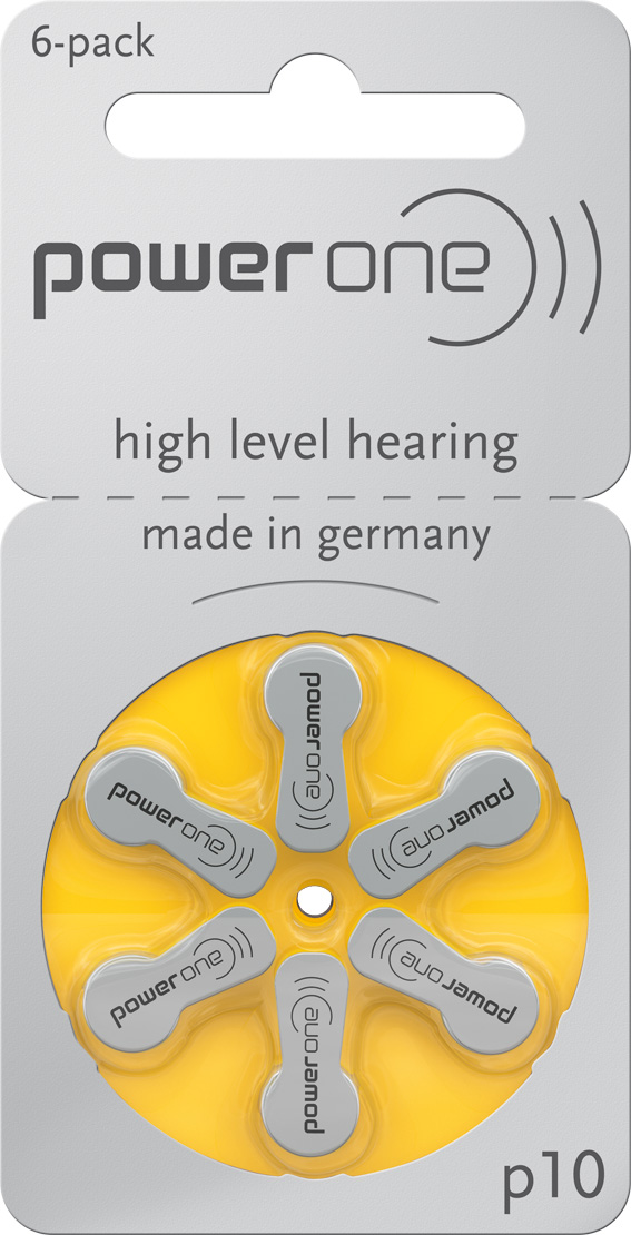 Power one P10 hoortoestel batterijen