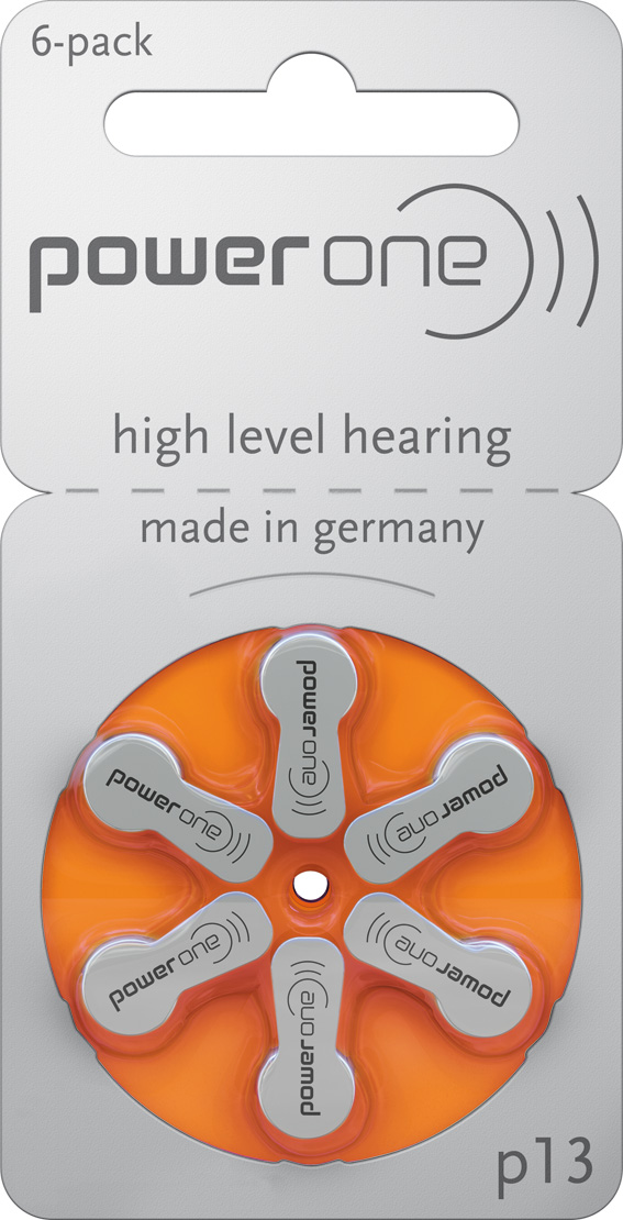 Power One P13 hoortoestel batterijen 