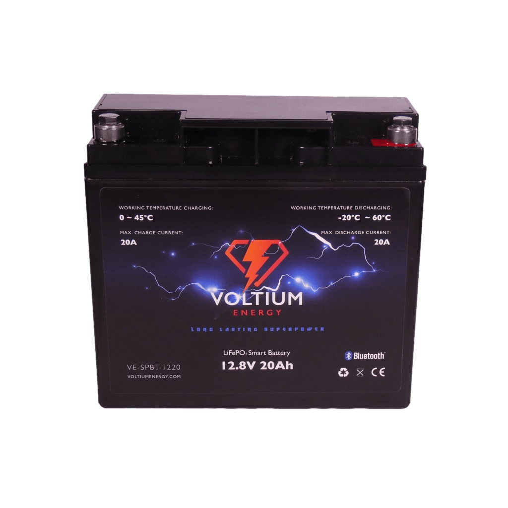 Voltium Energy® LiFePO4 accu 12,8V 20Ah met APP