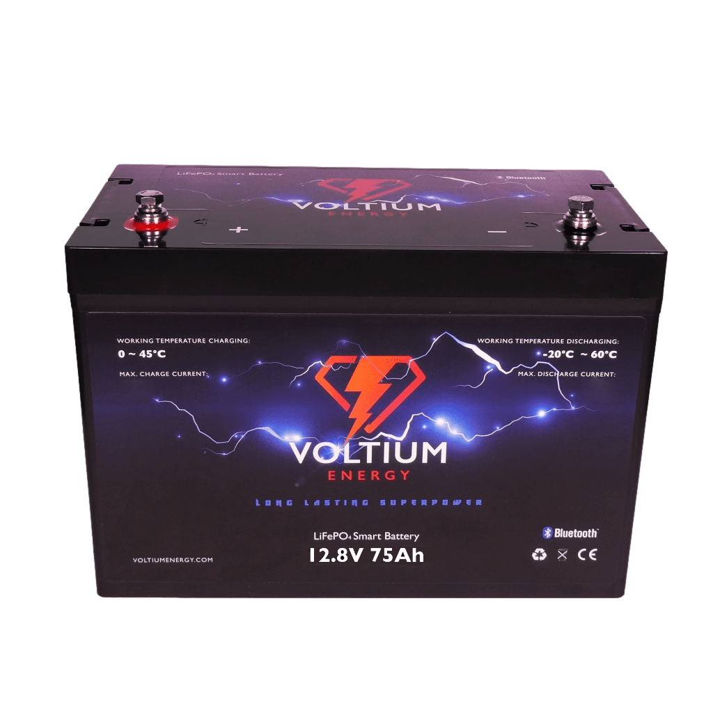 Voltium Energy® LiFePO4 accu 12,8V 75Ah met APP